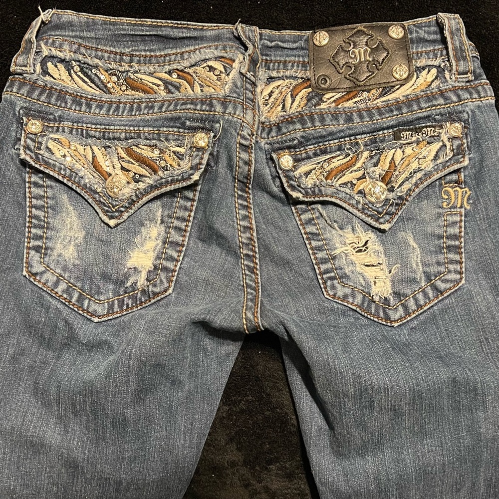 Vintage miss me low waisted y2k jeans